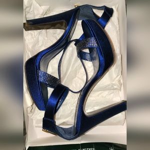 Ralph Lauren blue heels